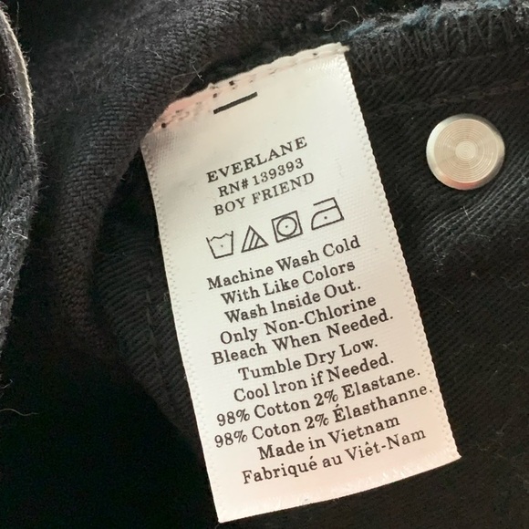 Everlane Black Modern Boyfriend Jeans - Picture 7 of 11